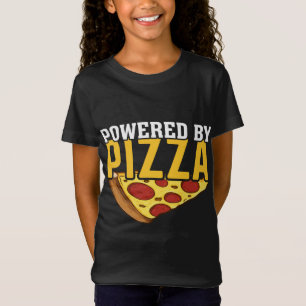 Powered By Pizza Pizzaholics Italian Pizza Lover T-Shirt