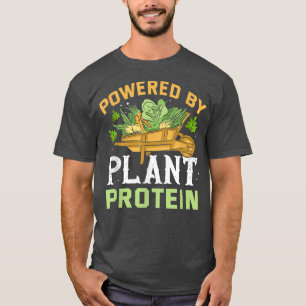 Powered by plant protein Meme Vegan Plant Powered T-Shirt