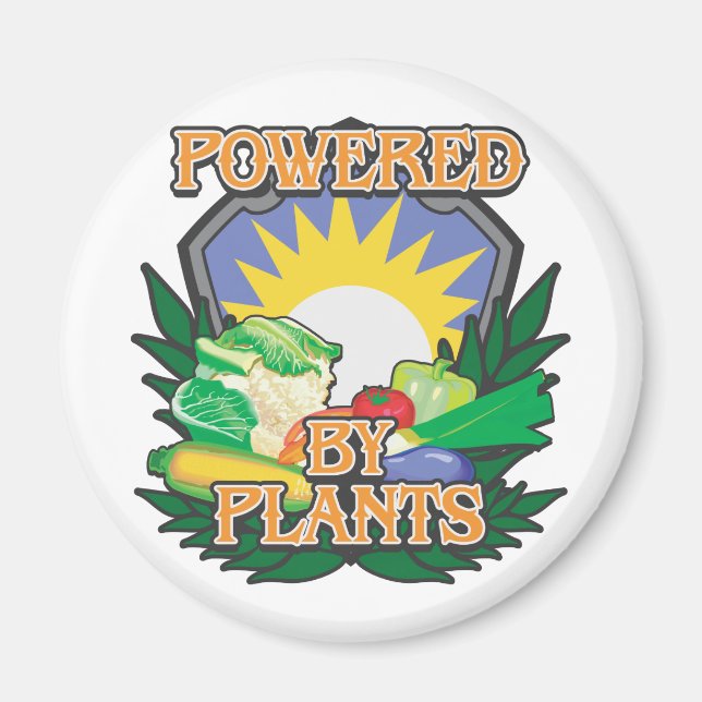 Powered by Plants Magnet (Front)