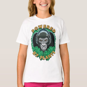 Powered by plants, vegan Kids' T-Shirt
