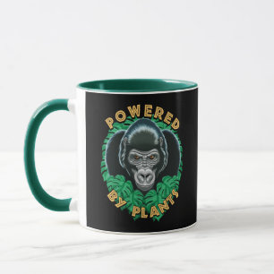 Powered by plants vegan mug