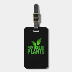 Powered By Plants - Vegan Workout Luggage Tag