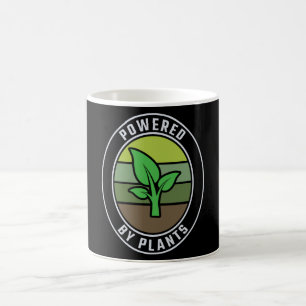 Powered by Plants Vegetarian Vegan Coffee Mug