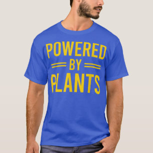 Powered By Plants Vegetarian Vegan Workout Plant P T-Shirt