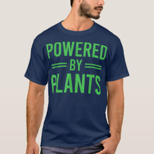 Powered By Plants Vegetarian Vegan Workout Plant P T-Shirt