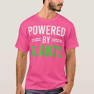 Powered By Plants Vegetarian Vegan Workout Plant P T-Shirt
