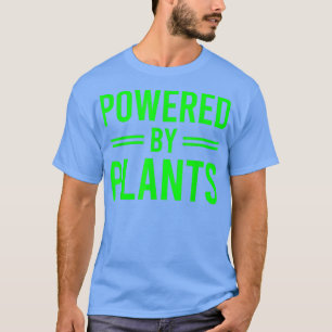 Powered By Plants Vegetarian Vegan Workout Plant P T-Shirt