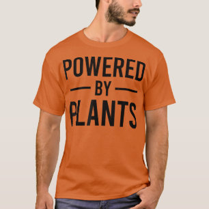 Powered By Plants Vegetarian Vegan Workout Plant P T-Shirt