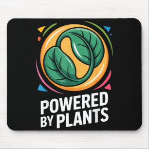 Powered By Plants Veggie Lovers Eco-friendly Lifes Mouse Mat