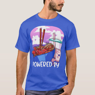 Powered By Ramen Boba Tea Kawaii T-Shirt