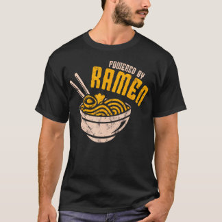 Powered By Ramen Japanese Love Anime Noodles T-Shirt
