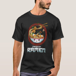 Powered By Ramen Korean Noodle Soup Japanese Asian T-Shirt