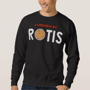 Powered By Roti Trinidad And Tobago Caribbean Food Sweatshirt