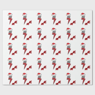 Powered By Sound Production Christmas Wrapping Paper