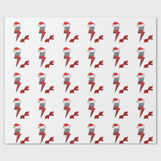 Powered By Sound Production Christmas Wrapping Paper