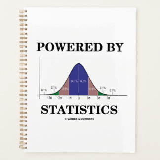 Powered By Statistics Bell Curve Stats Humour Planner