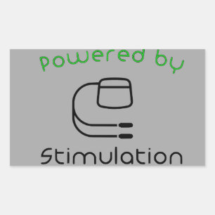 Powered by Stimulation Sticker