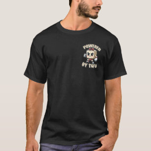 Powered by Tofu Funny Vegan Minimalist T-Shirt