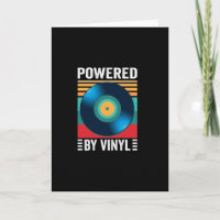 Powered By Vinyl Music Record Retro Vintage