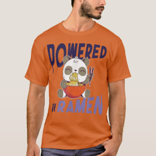 Powered Panda Ramen Anime Noodles Kawaii Japanese  T-Shirt
