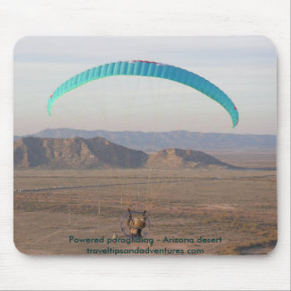Powered paragliding - Arizona desert Mouse Mat