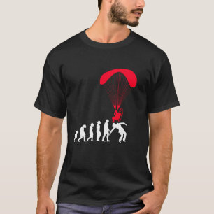 Powered Paramotor Funny Paragliding Evolution Para T-Shirt