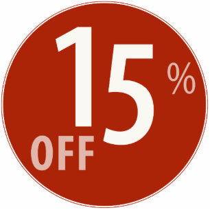 Powerful 15% OFF SALE Sign - Ornament Photo Sculpture Decoration