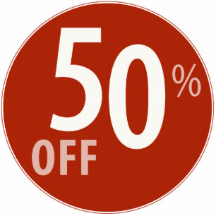 Powerful 50% OFF SALE Sign - Ornament Photo Sculpture Decoration