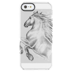 Powerful Andalusian Horse Clear iPhone SE/5/5s Case