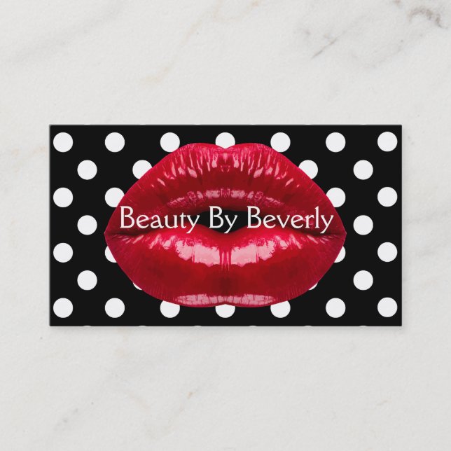 Powerful Beauty BusinessCards Business Card (Front)