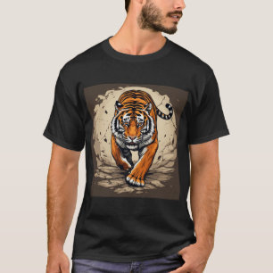 Powerful Charging Tiger T-Shirt