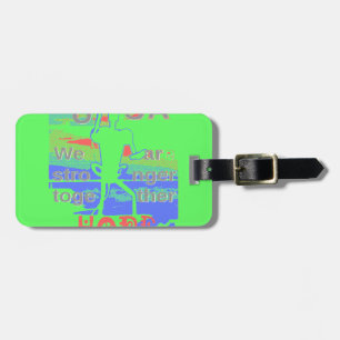 Powerful ECO USA Hillary Hope We Are Stronger Toge Luggage Tag
