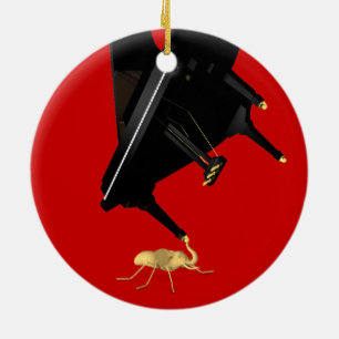 Powerful Eleph-Ant Ceramic Tree Decoration