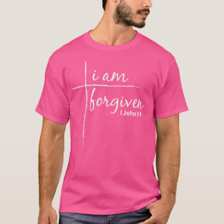Powerful Forgiven Cross I Am Forgiven  Christian T T-Shirt