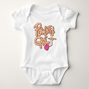 Powerful girl baby bodysuit