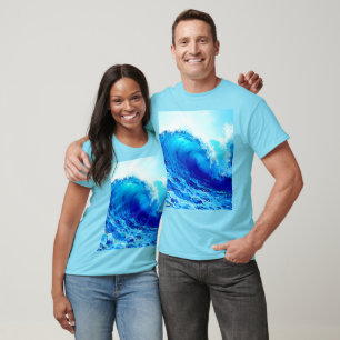 Powerful Ocean Wave Surge Design T-Shirt