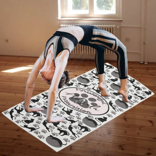 Powerful Position Cat Paw Stretching Yoga Mat