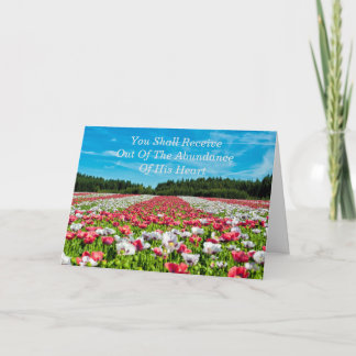 Powerful Prayers Card for Abundant Blessings