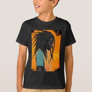Powerful Proud Black Man Abstract Sticker  T-Shirt