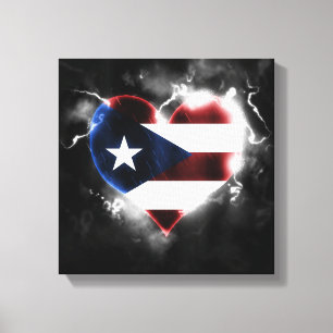 Powerful Puerto Rico Canvas Print