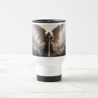 Powerful St Michael the Archangel Travel Mug