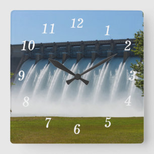 Powerful Table Rock Dam Wall Clock
