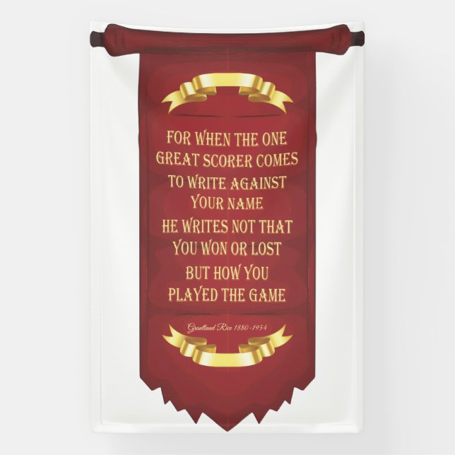 Powerful thought provoking Motivational verse Banner (Vertical)