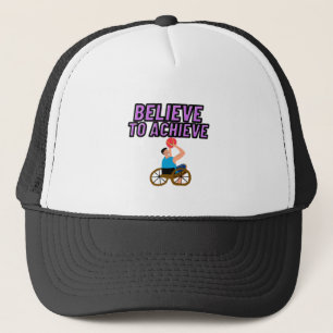 Powerful Wheel Chair - Believe to Achieve Trucker Hat