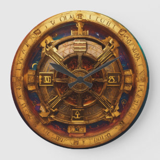 Powerful Wheel Clock Decor