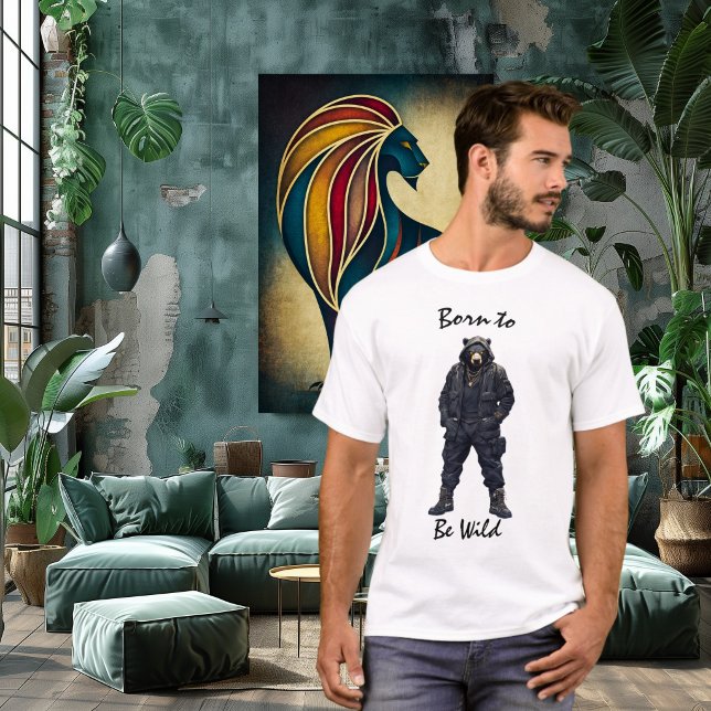 Powerful Wild Tactical Bear T-Shirt (Creator Uploaded)