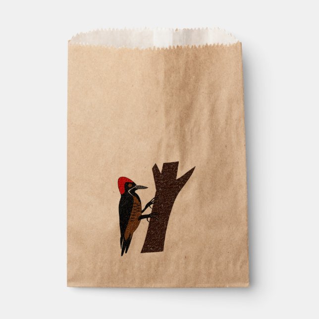 Powerful Woodpecker Favour Bags (Front)