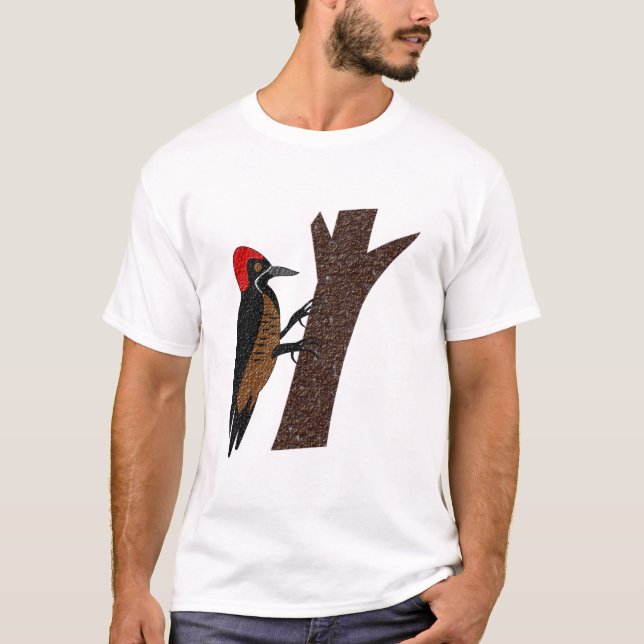 Powerful Woodpecker T-Shirt (Front)