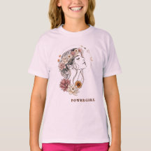 Powergirl – Floral Woman, Strength & Self-Lo