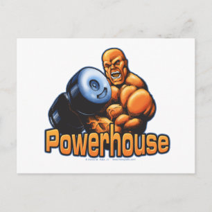 Powerhouse Curl Postcard
